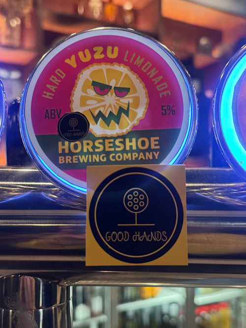 Yuzu limeonade at the Horseshoe Tap Room, Wairarapa